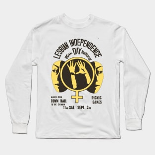 Lesbian Independence Day (Vintage Australian Gay Rights Poster) Long Sleeve T-Shirt